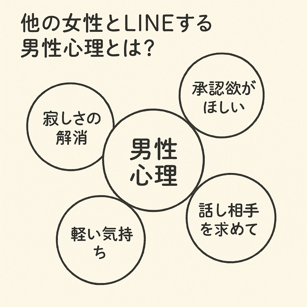 他の女性とLINEする男性心理とは?浮気じゃなくても気になる理由